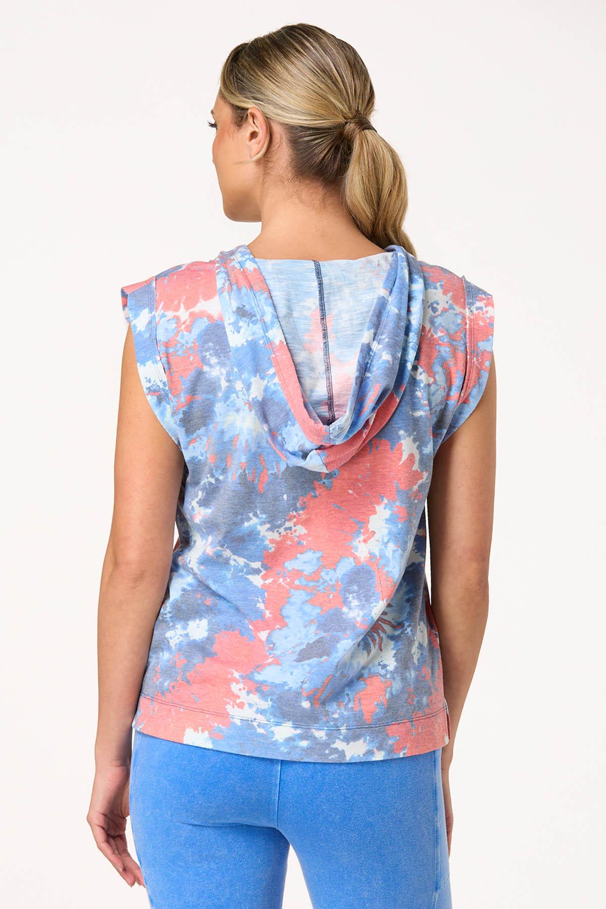 Tie Dye Hooded Top