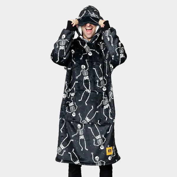 Wearable blanket Oversized with sherpa lining One size fits most.