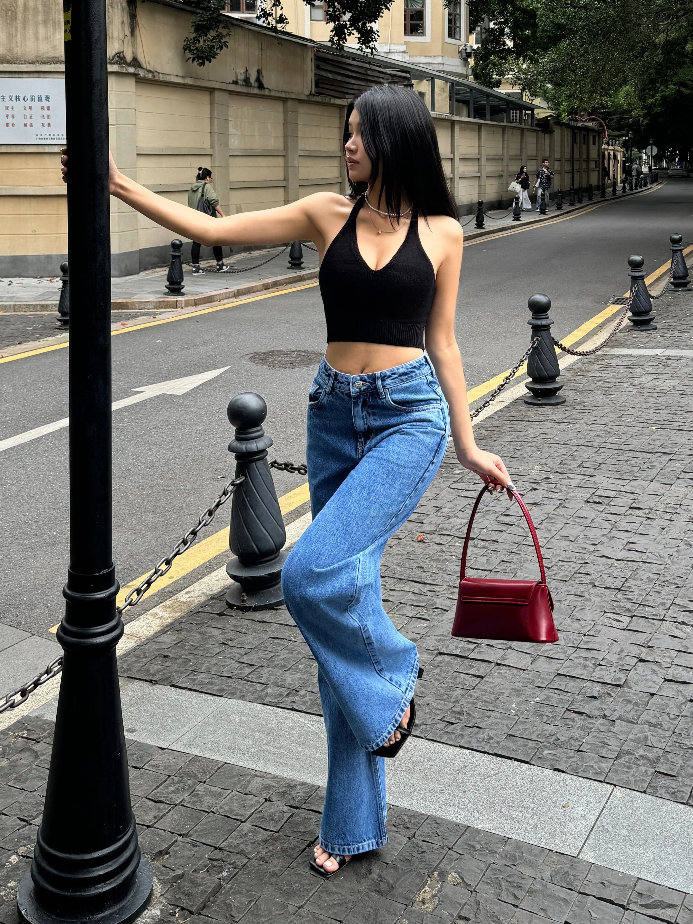 Oh So Vintage Wide Leg Jeans