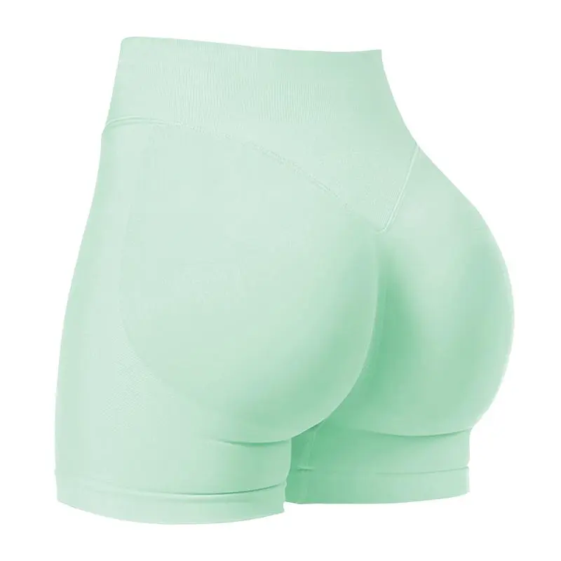 Form-fitting Stretch High-waisted Elastic Shorts