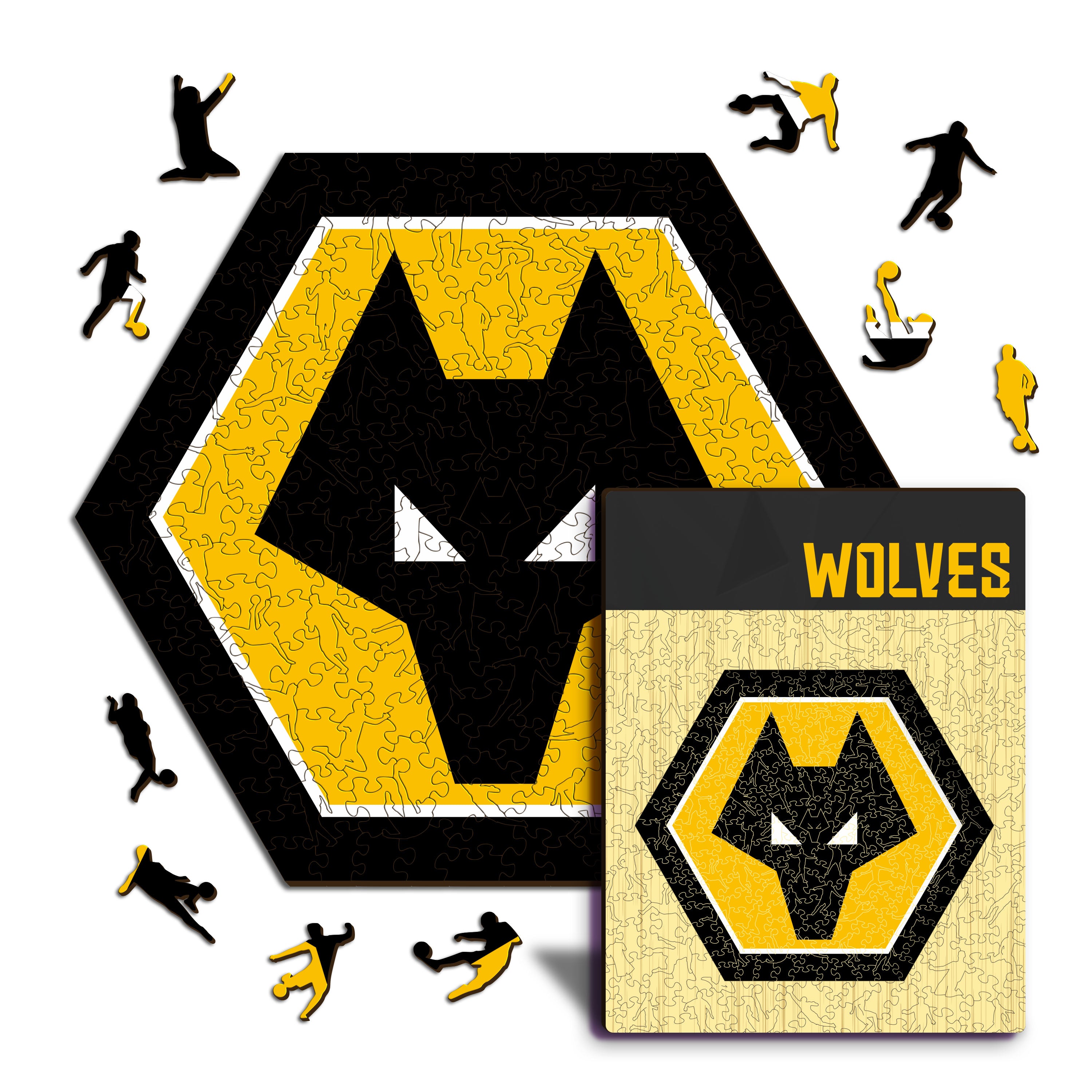 Wolves FC® Logo - Wooden Puzzle