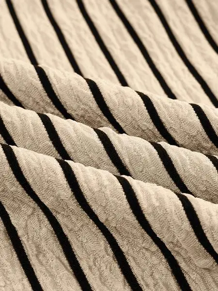 Women's Striped Print Tank & High Waist Skirt