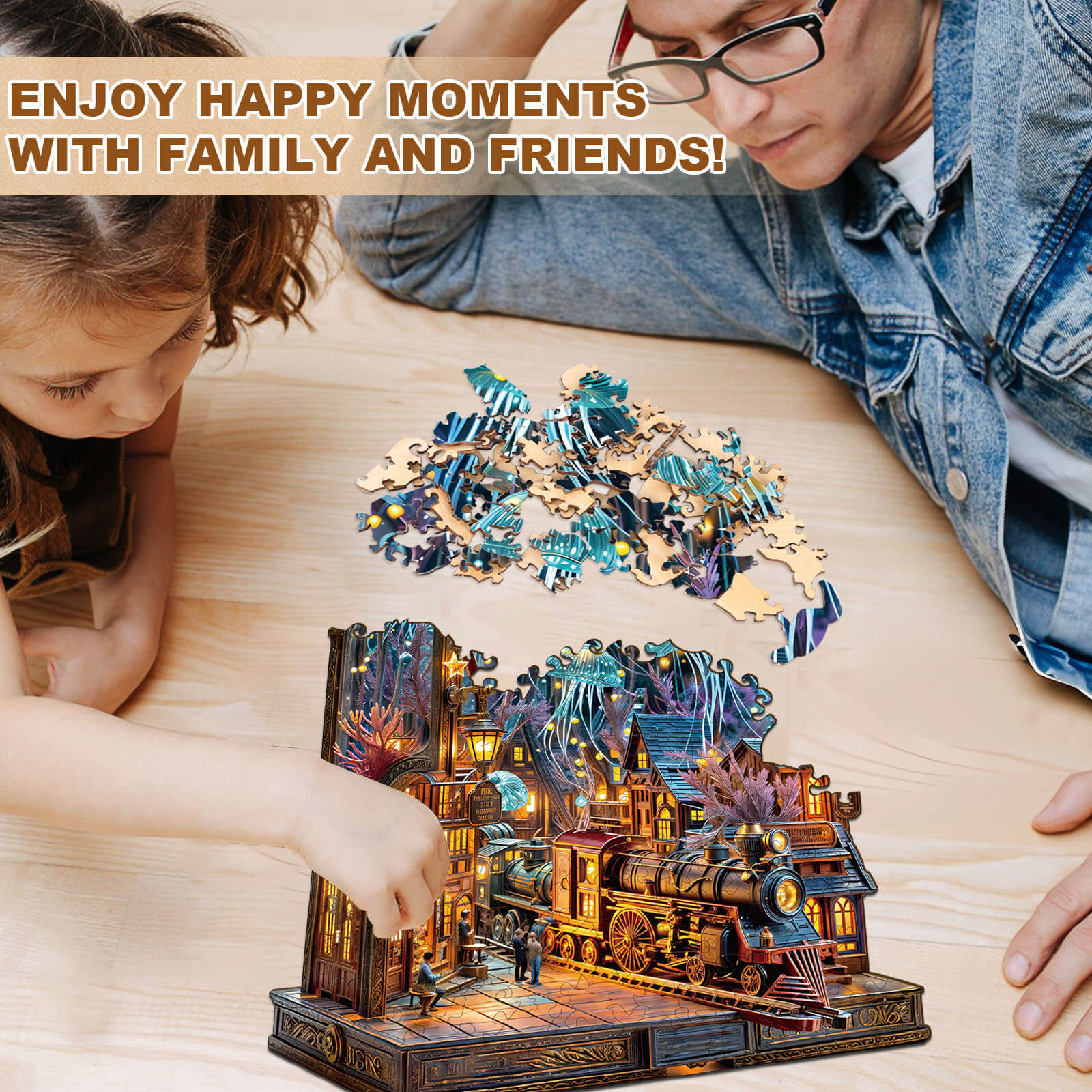 Underwater platform Wooden Jigsaw Puzzle