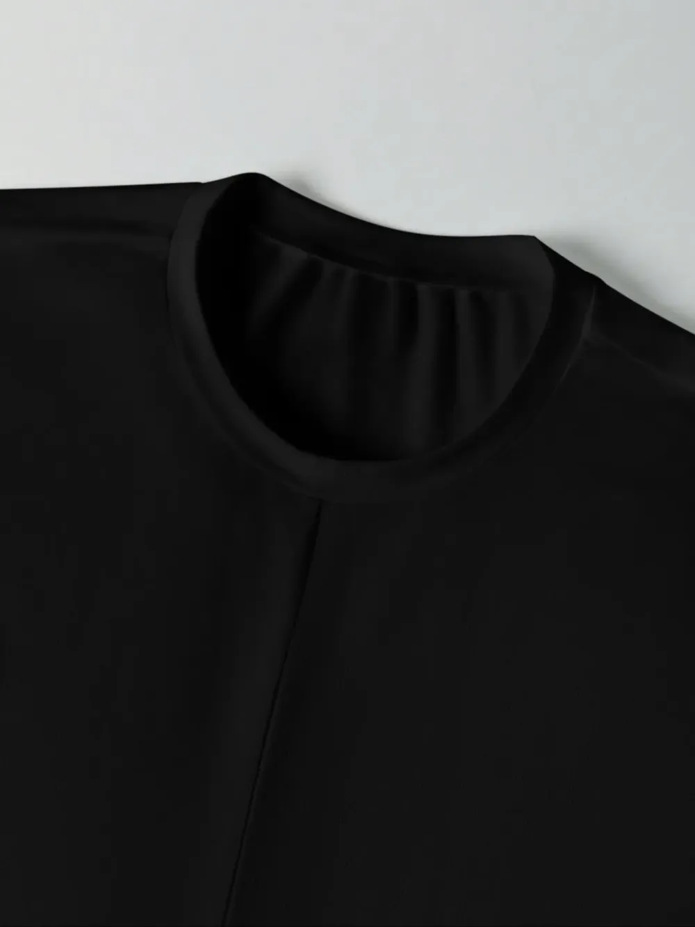 Women's Knitted Round Neck Drop Shoulder Sleeve T-Shirt