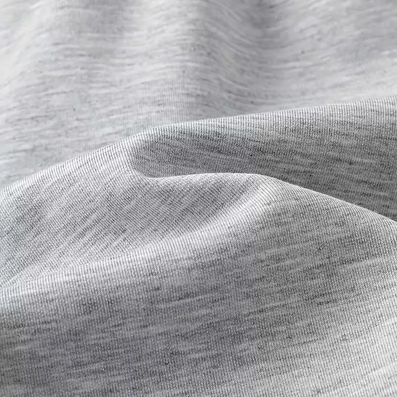 Men's unisex wide-leg sweatpants, loose and breathable polyester casual trousers with drawstring design, and solid color paneling