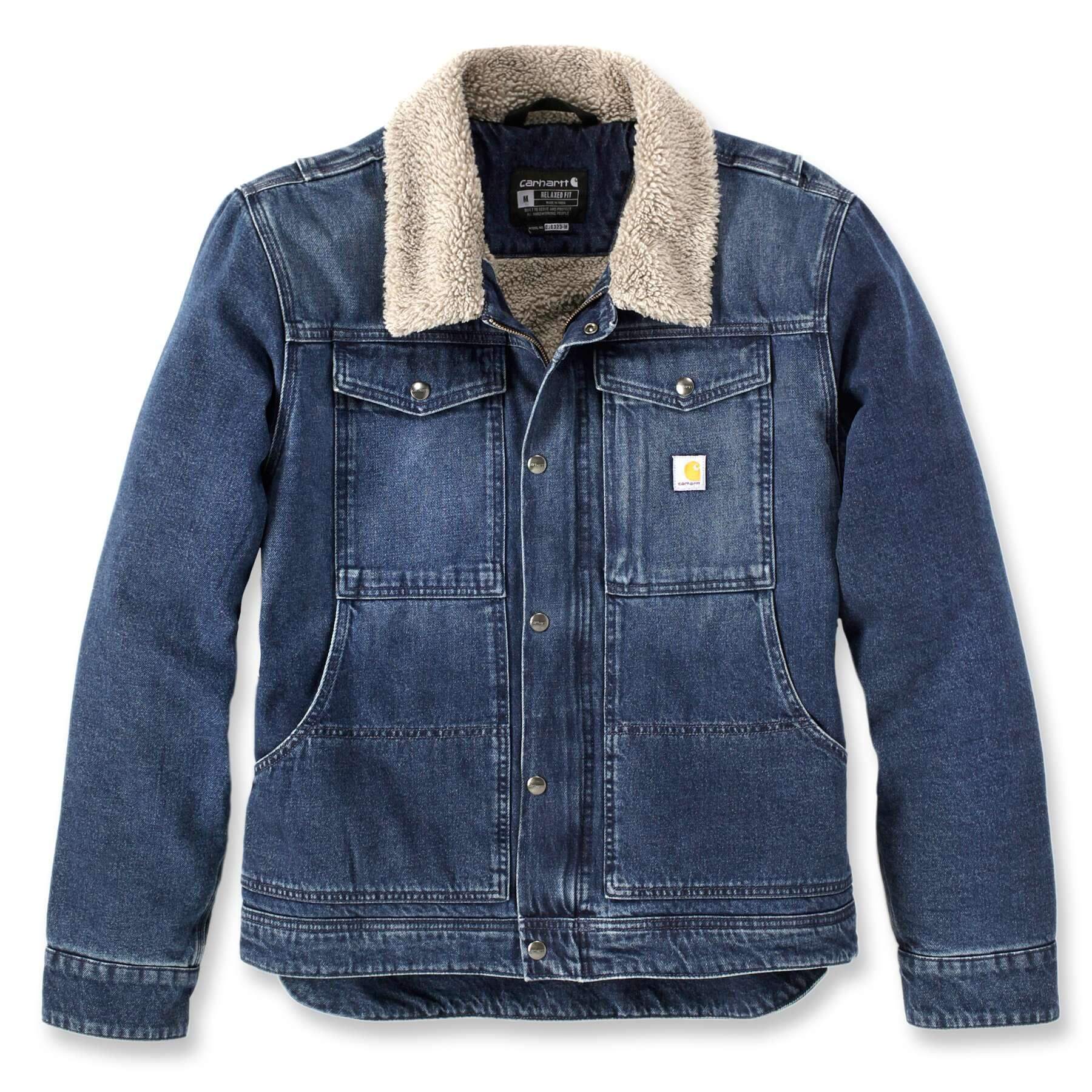 CHT Denim Sherpa-Lined Relaxed Fit Jacket 106323