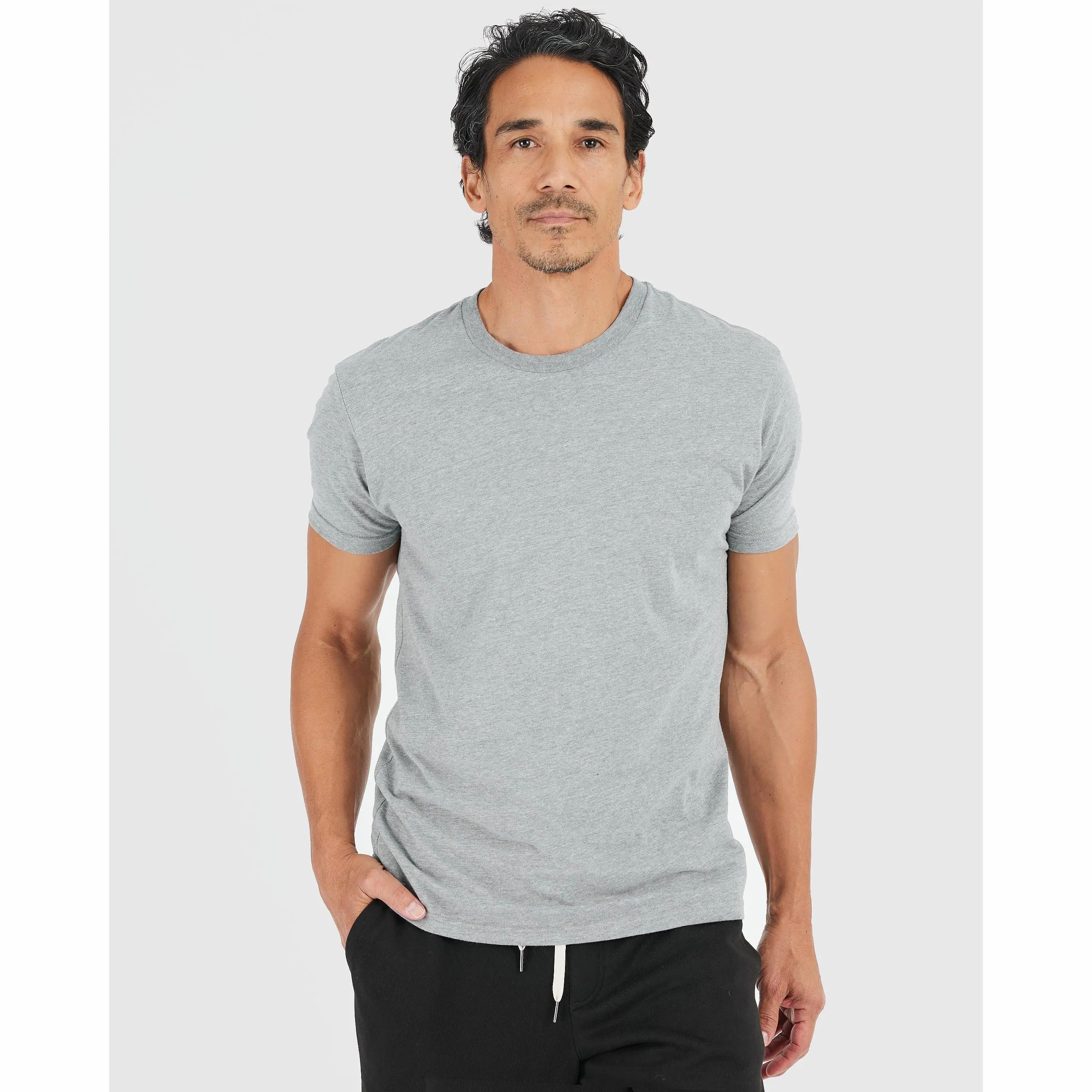 Men's Premium Fit Short Sleeve Crew Neck T-Shirt – Soft Everyday Essential