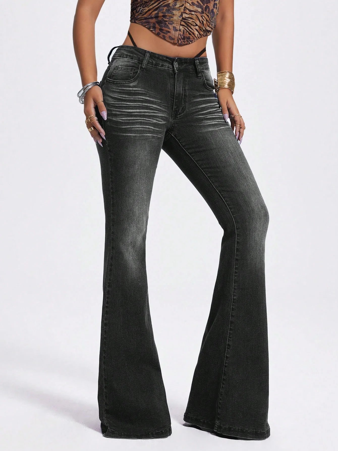 Night Vision Flare Jeans