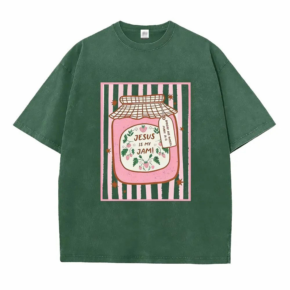 Unisex Jesus Is My Jam Graphic T-Shirt – Strawberry Jar Christian Tee