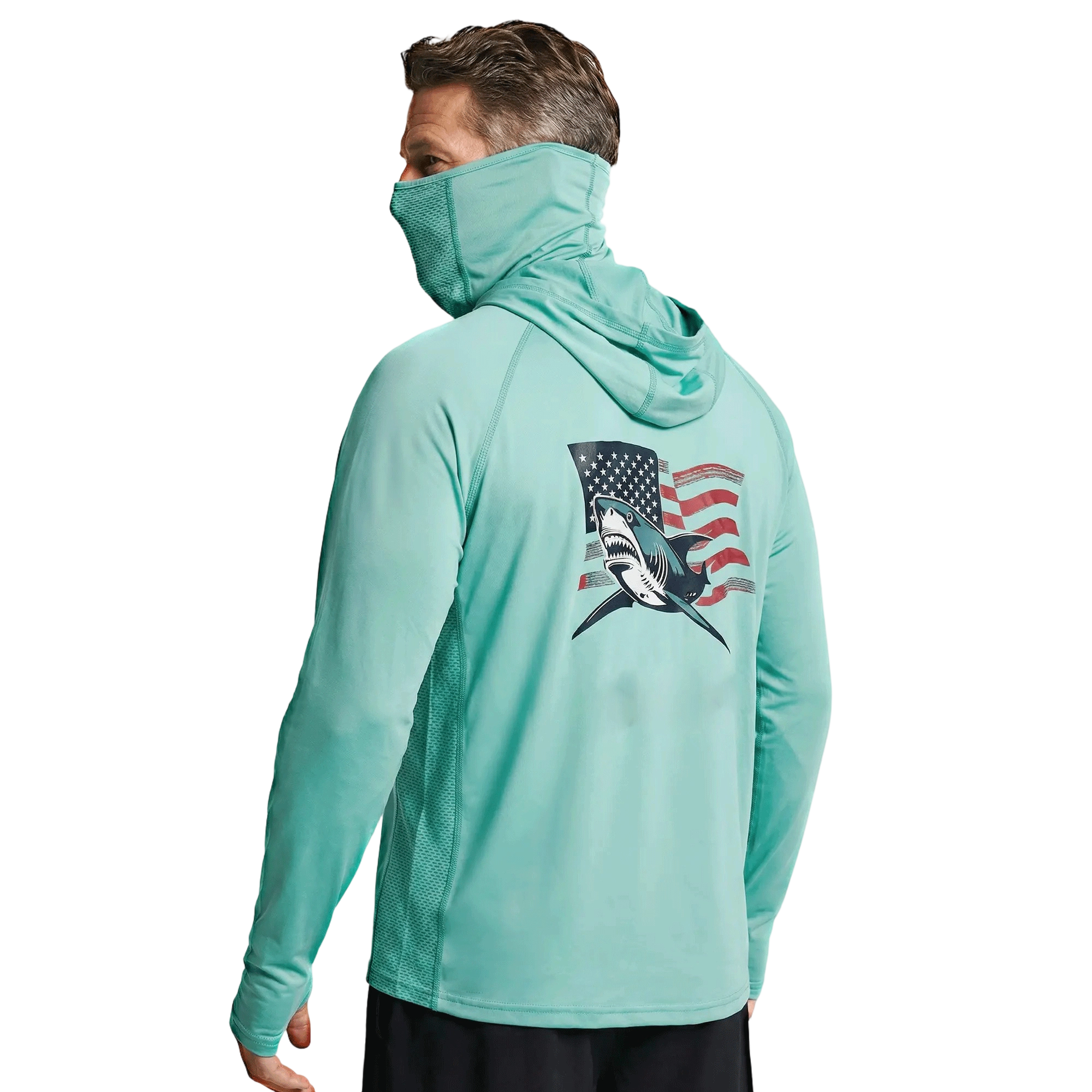 ☀️Men’s UPF 100 Sun Protection Hoodie with UV Detection