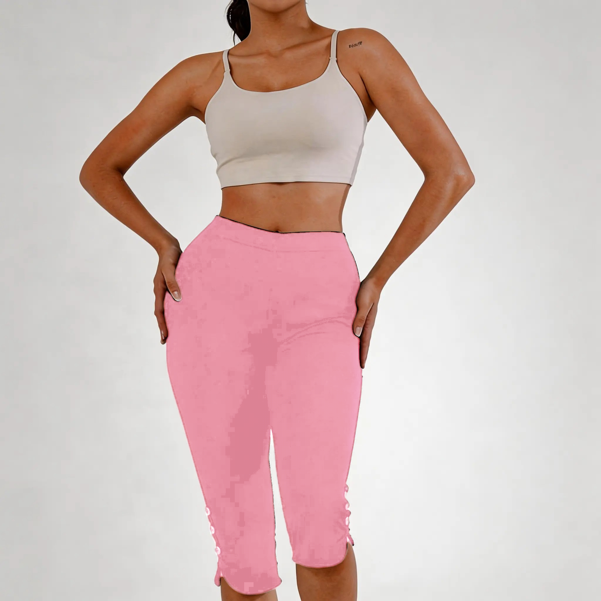 Women’s High-Waisted Slimming Yoga Pants – 7/8 Length Butt-Lifting Leggings