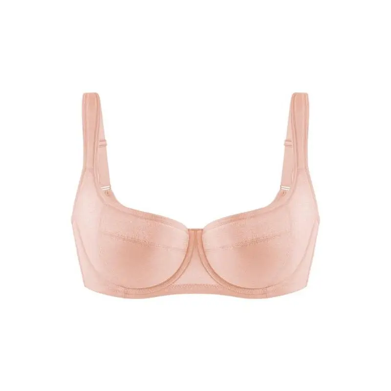 Night Lightly Padded Demi Bra Soft Supportive Fit Plus Size Balconette