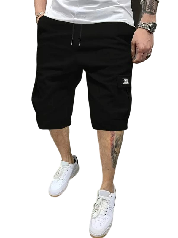 Men’s 8-Piece Shorts Set – Angled Cargo Pockets – Versatile Casual Wear – Everyday Use