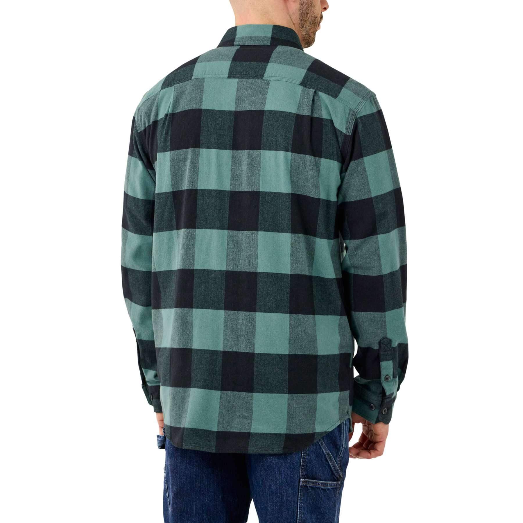 CHT Midweight Flannel Relaxed Fit Long-Sleeve Plaid Shirt 105432