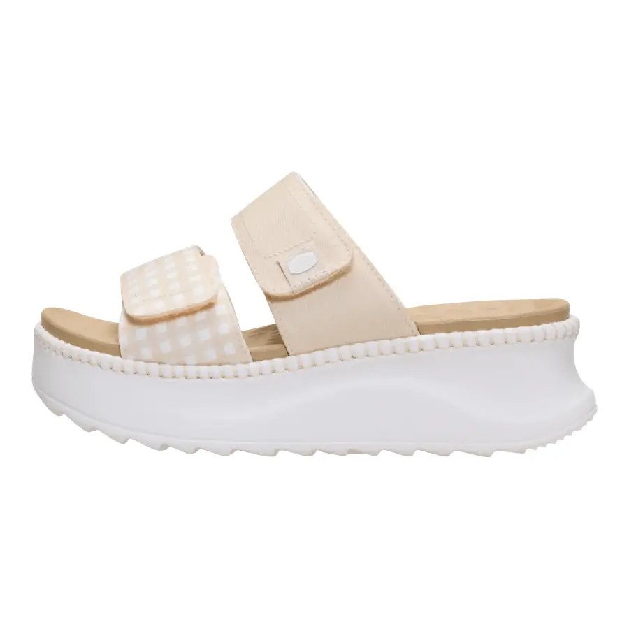 DUDE Delray Slide Gingham - Comfortable Slip on Sandals
