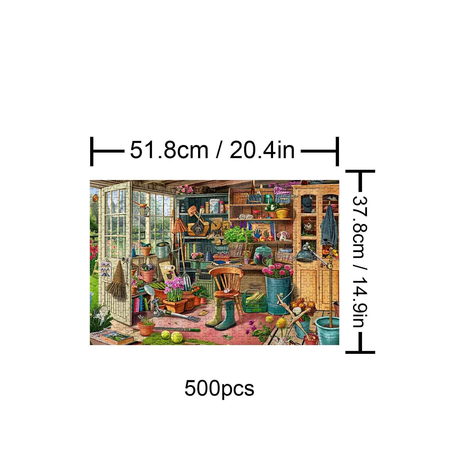 Messy Warehouse 500 / 1000 Piece Puzzle