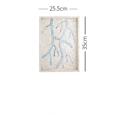 Wooden Rectangular Tea Tray