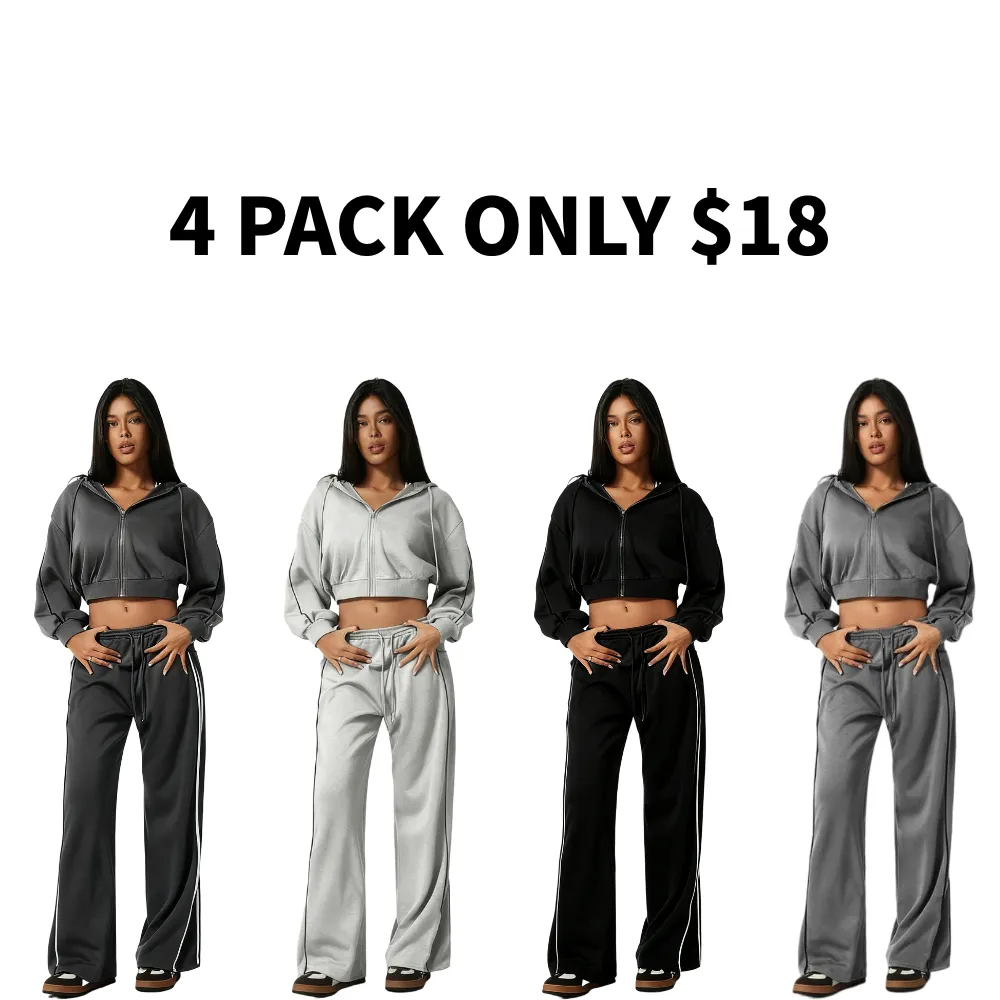 Hooded Tracksuit Set