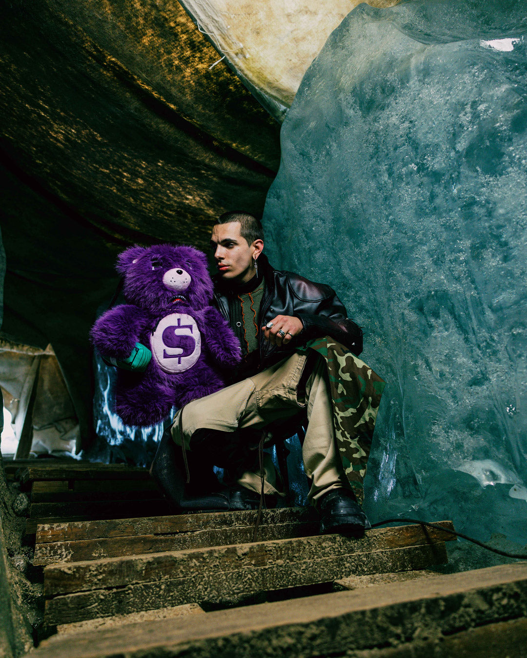 FURZILLA SHARK (PURP) MONEYBEAR BACKPACK