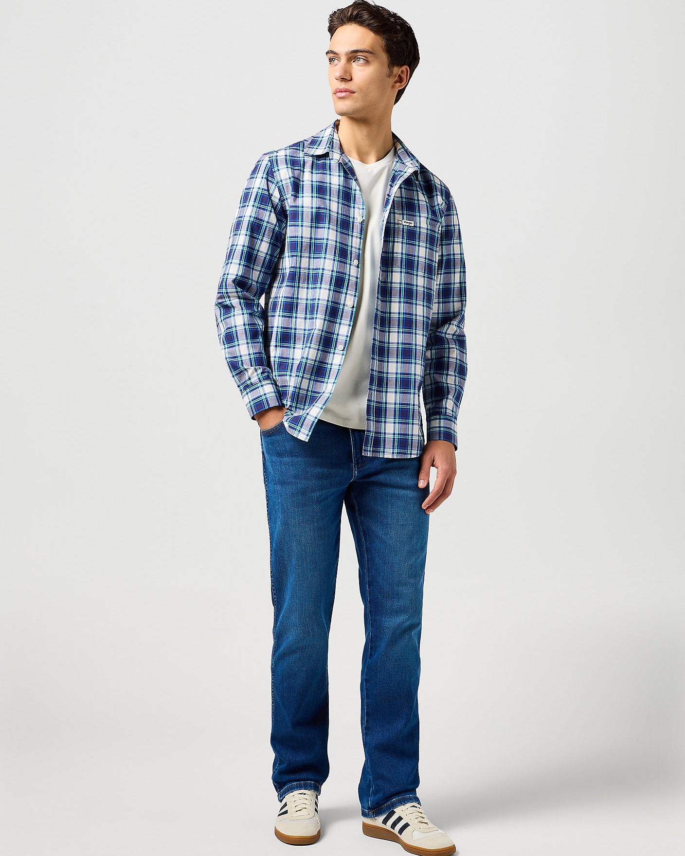 Texas Stretch Authentic Straight Mens Jeans - Verdant Tone