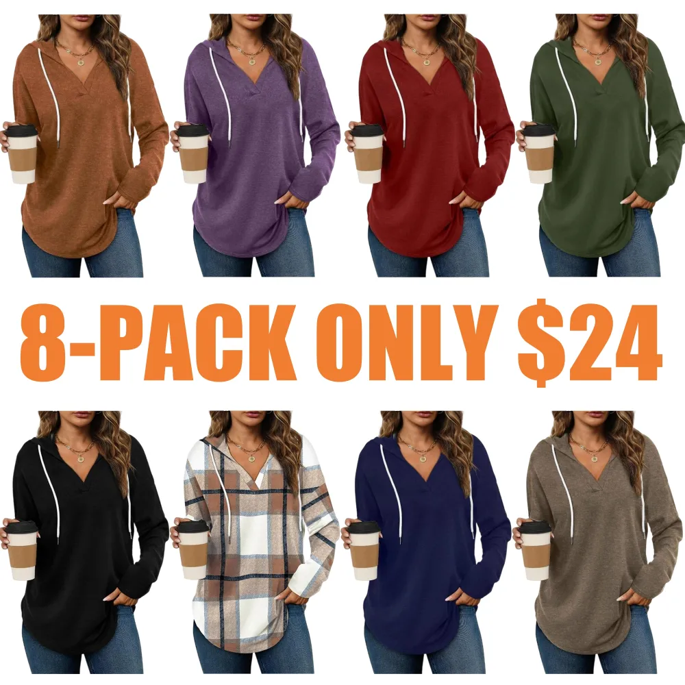 Women’s Pullover Sweatshirt – Long Sleeve, Loose Fit