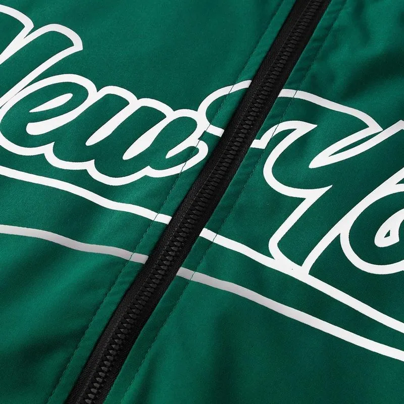 Letter Print Sports Jacket, Men's Casual Jacket, Fashionable College Baseball Apparel