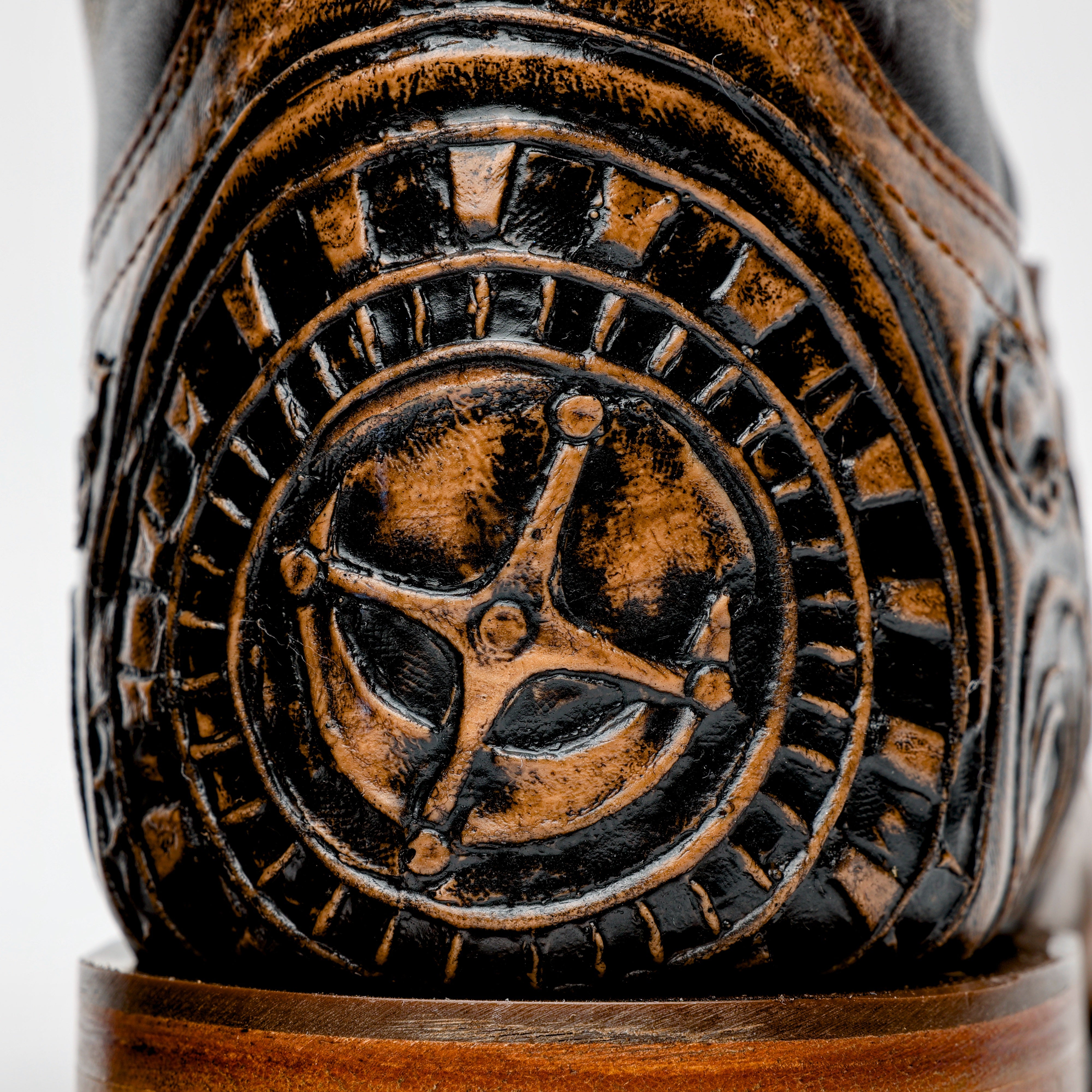 Ace Of Spades Brown - Square Toe