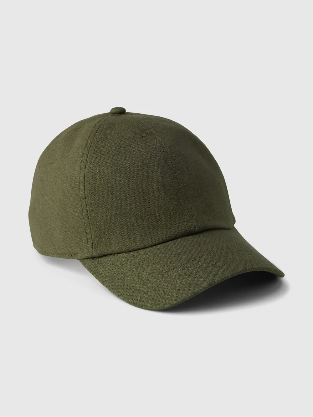 COTTON & LINEN BASEBALL GREEN HAT
