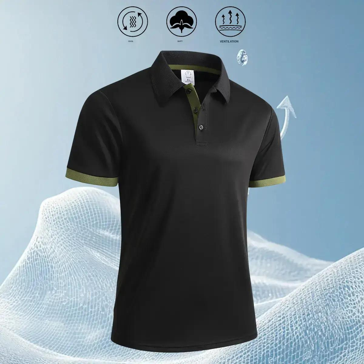 Men's Soft Breathable Business Casual Polo Shirt