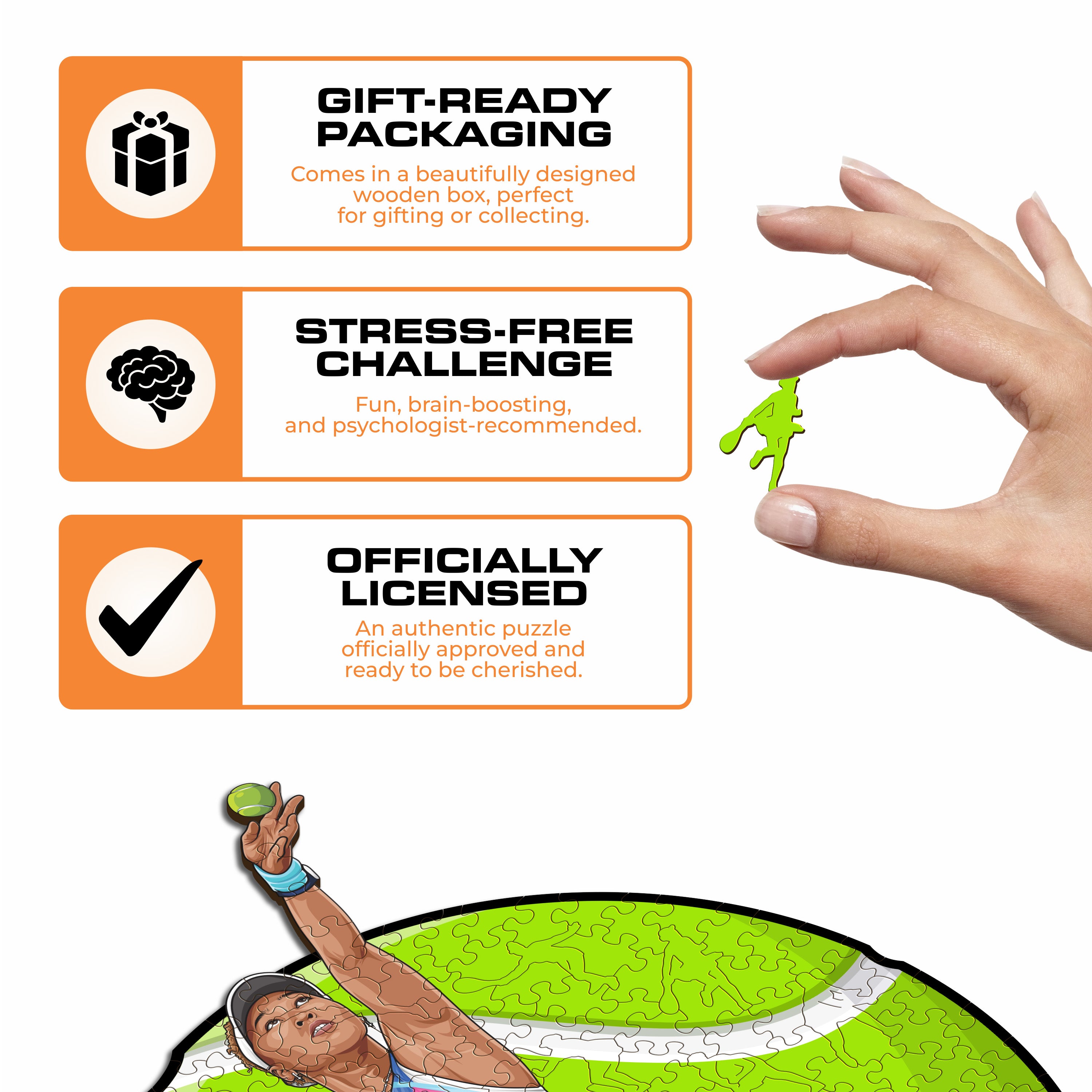 Naomi Osaka - Wooden Puzzle