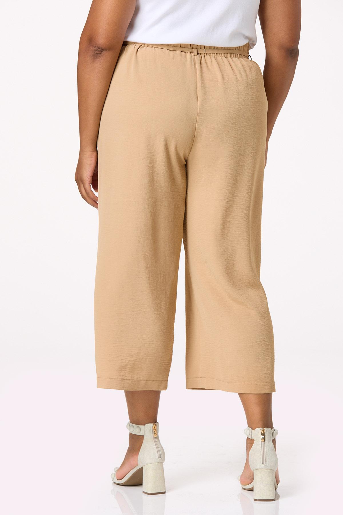 Plus Size Crochet Pocket Pants