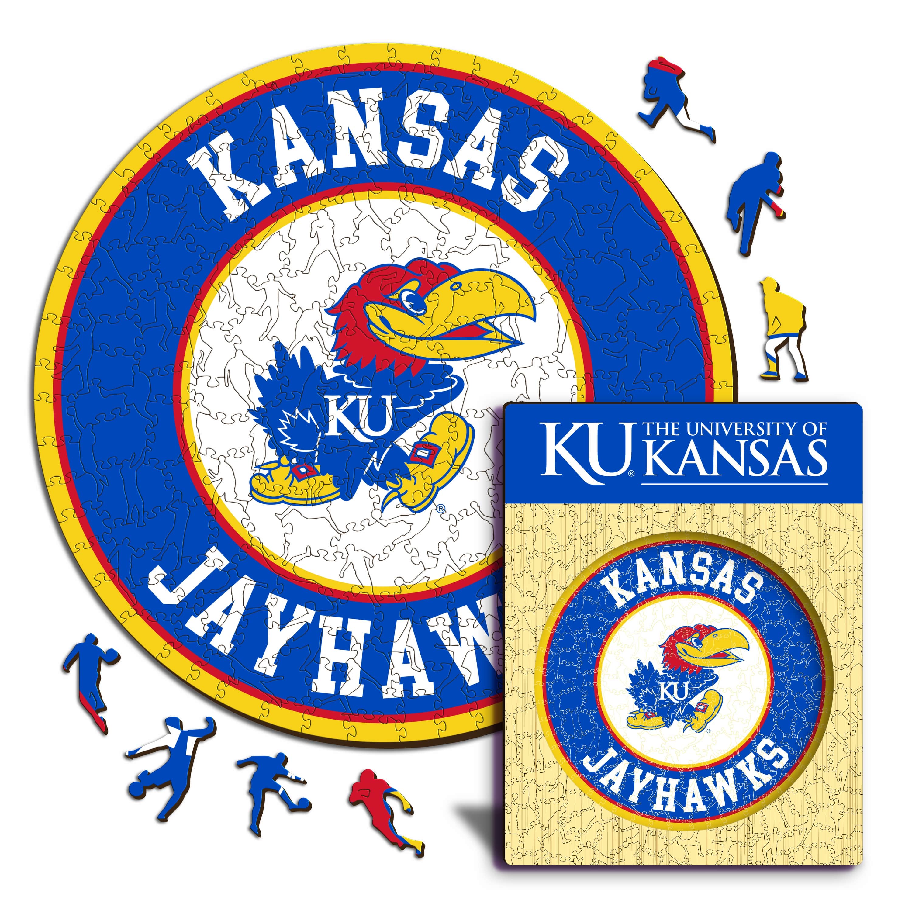 University of Kansas - Wooden Puzzle