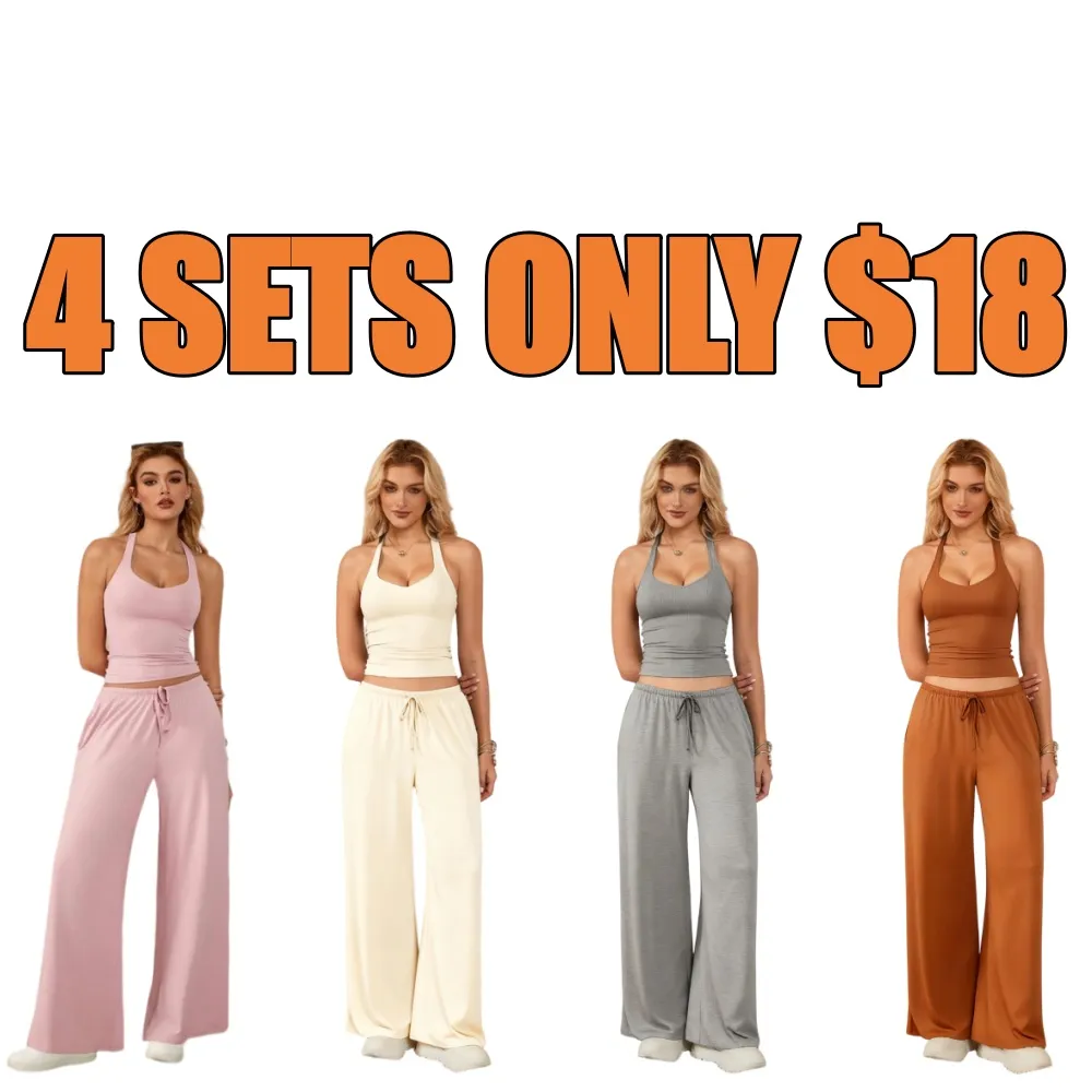 Women's Criss Cross Yoga Sport Two-Piece Set