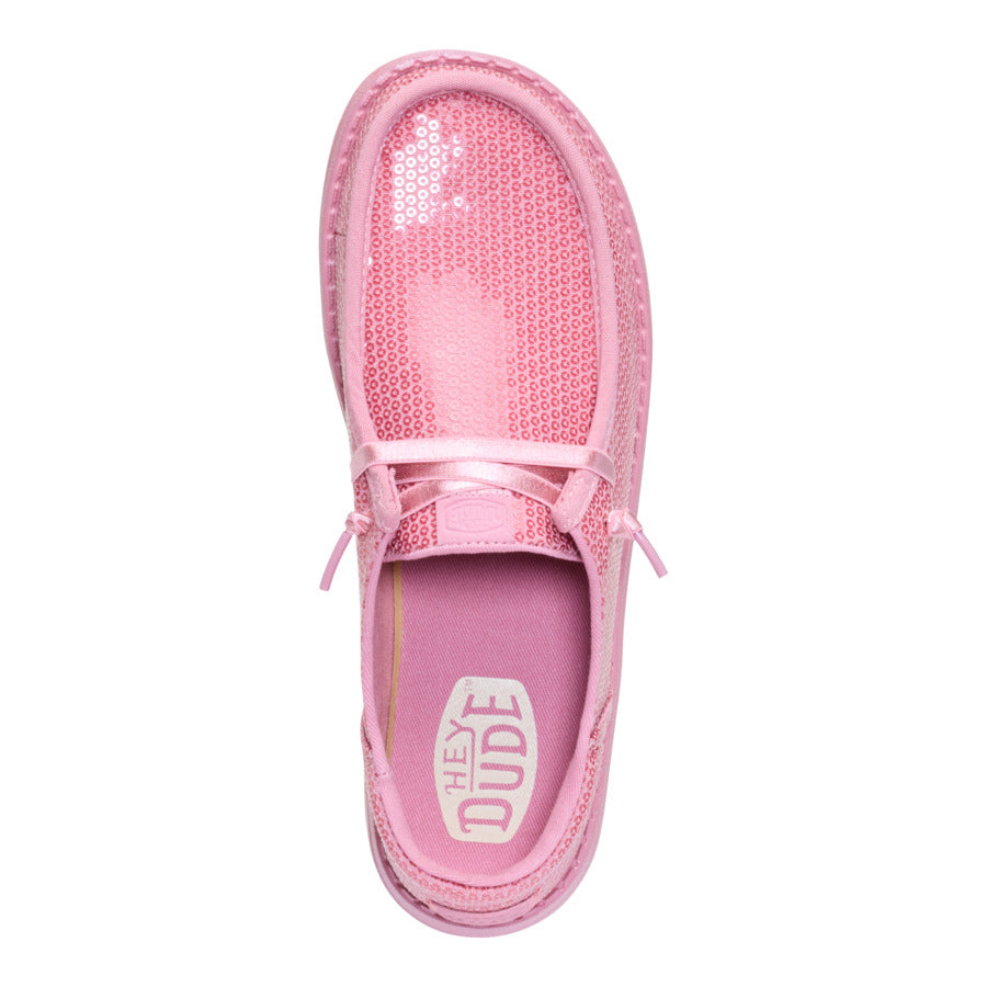 Wendy Funk Mono Sequin - Foxglove Pink