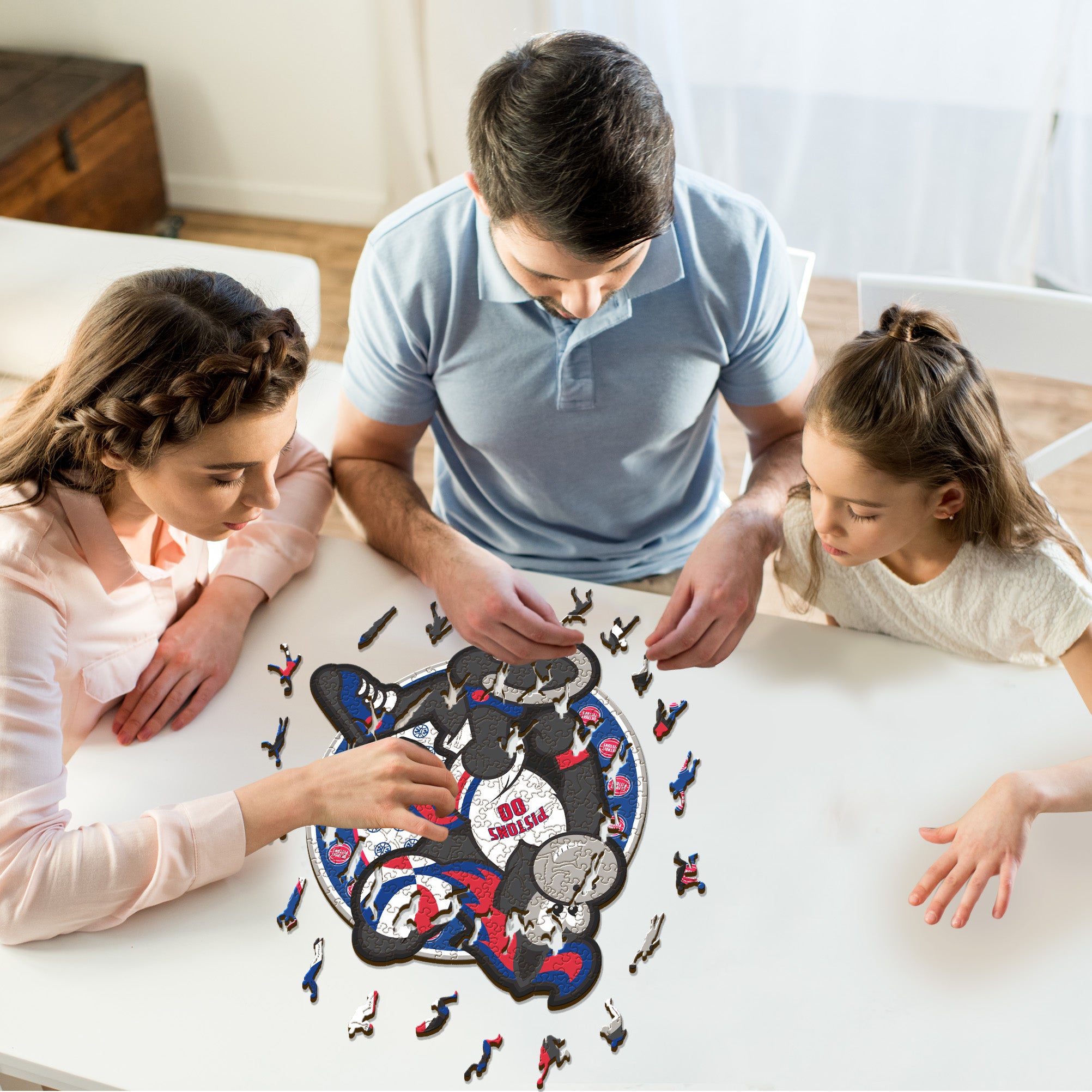 Detroit Pistons™ Mascot - Wooden Puzzle