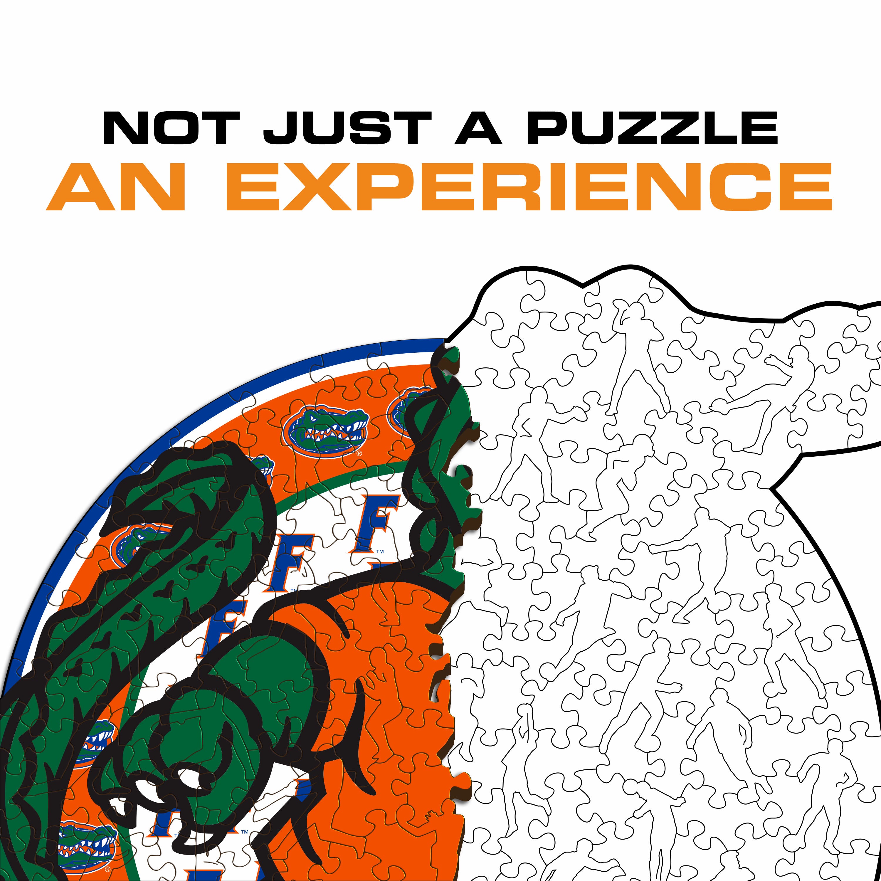 University of Florida Mascot - Wooden Puzzle
