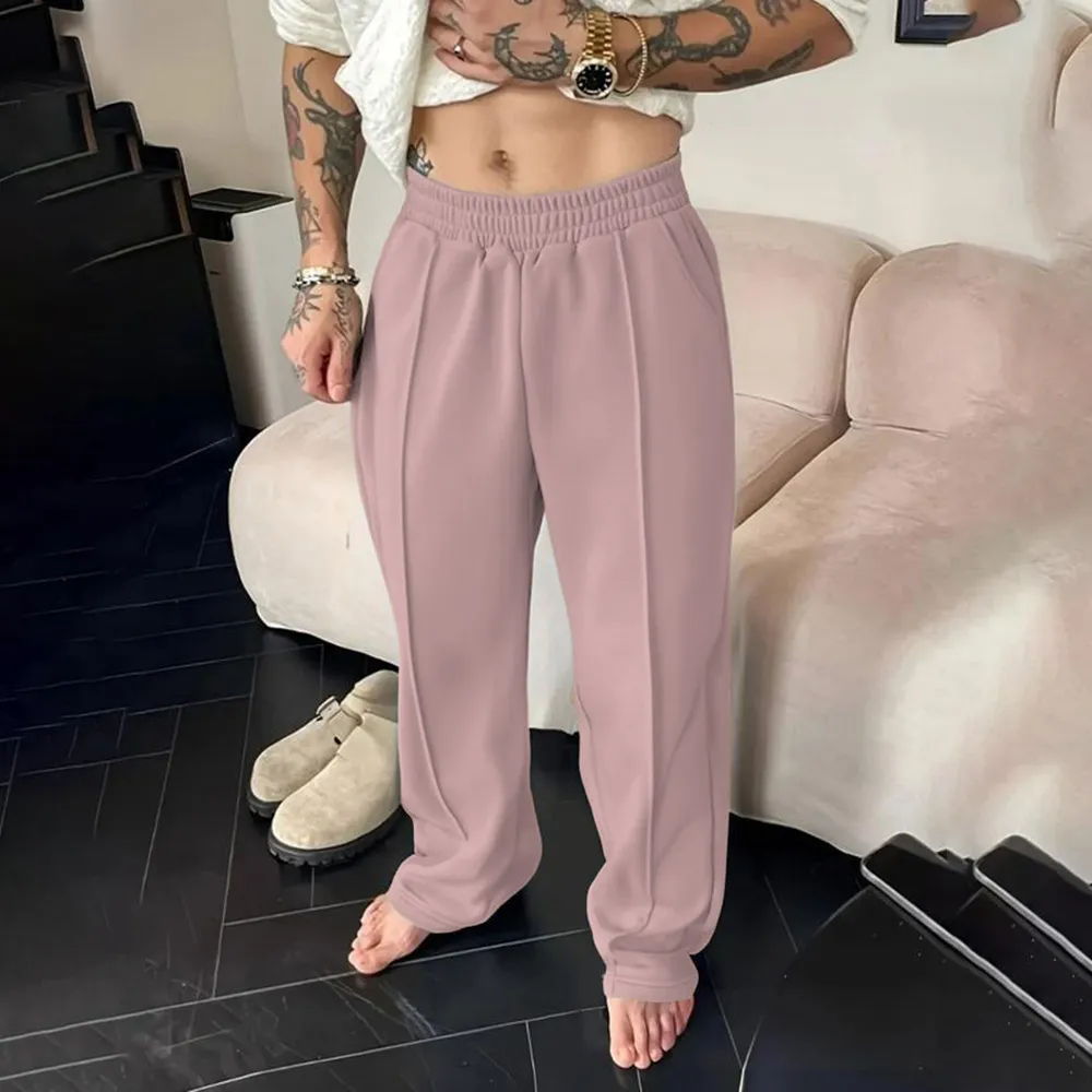 Men's and Women's Casual Street Style Joggers, High-Street Hip-Hop Design, Comfortable All-Season Pants for Daily Wear