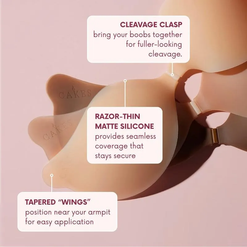 Seamless Sculpting Bra with Silicone Cups for Full Cleavage Reusable Matte Finish Ideal for Strapless