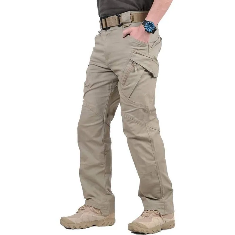 Men's Lightweight Casual Work Pants, Men's Tactical Mountaineering Pants