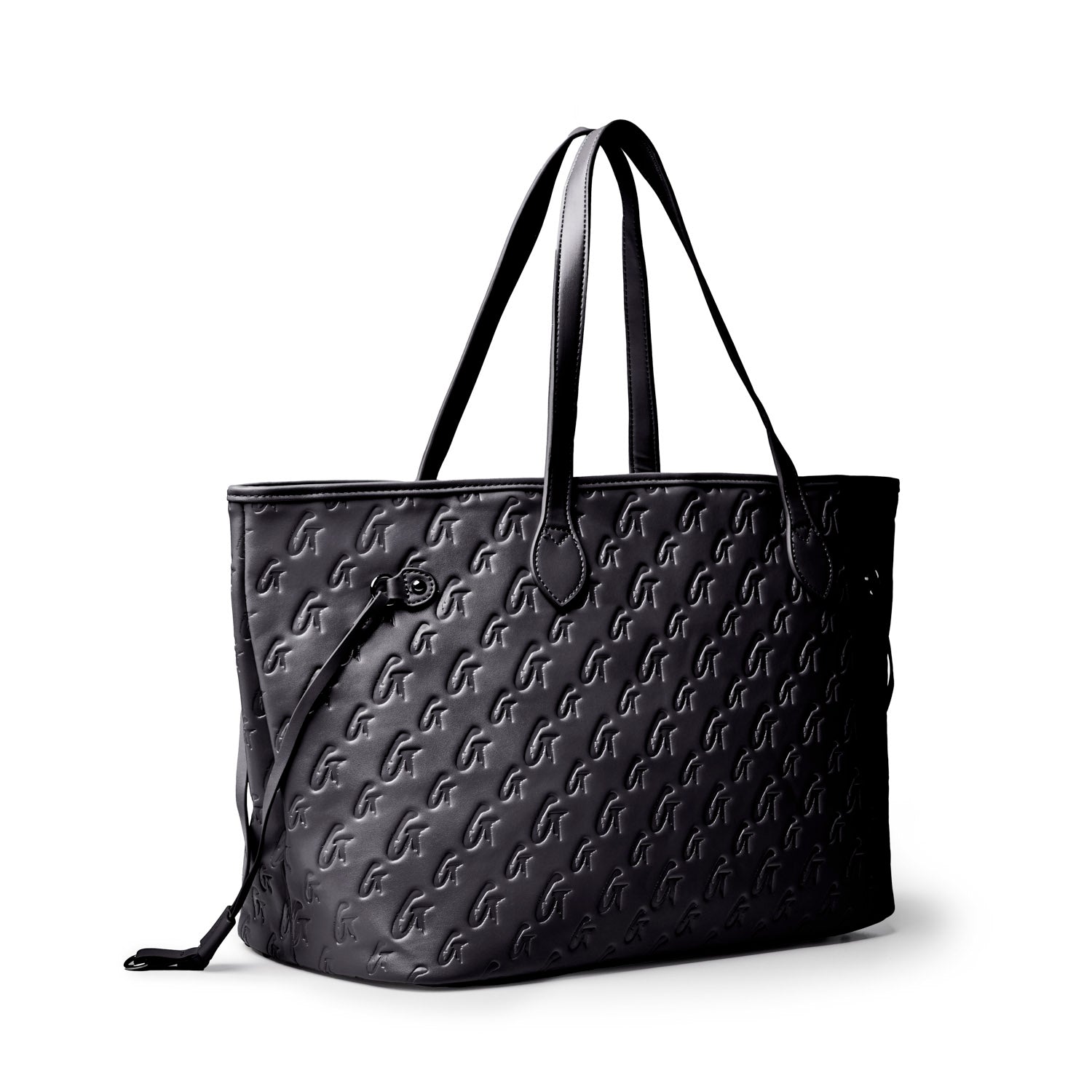 MONOGRAM GLAM TOTE - BLACK PINK