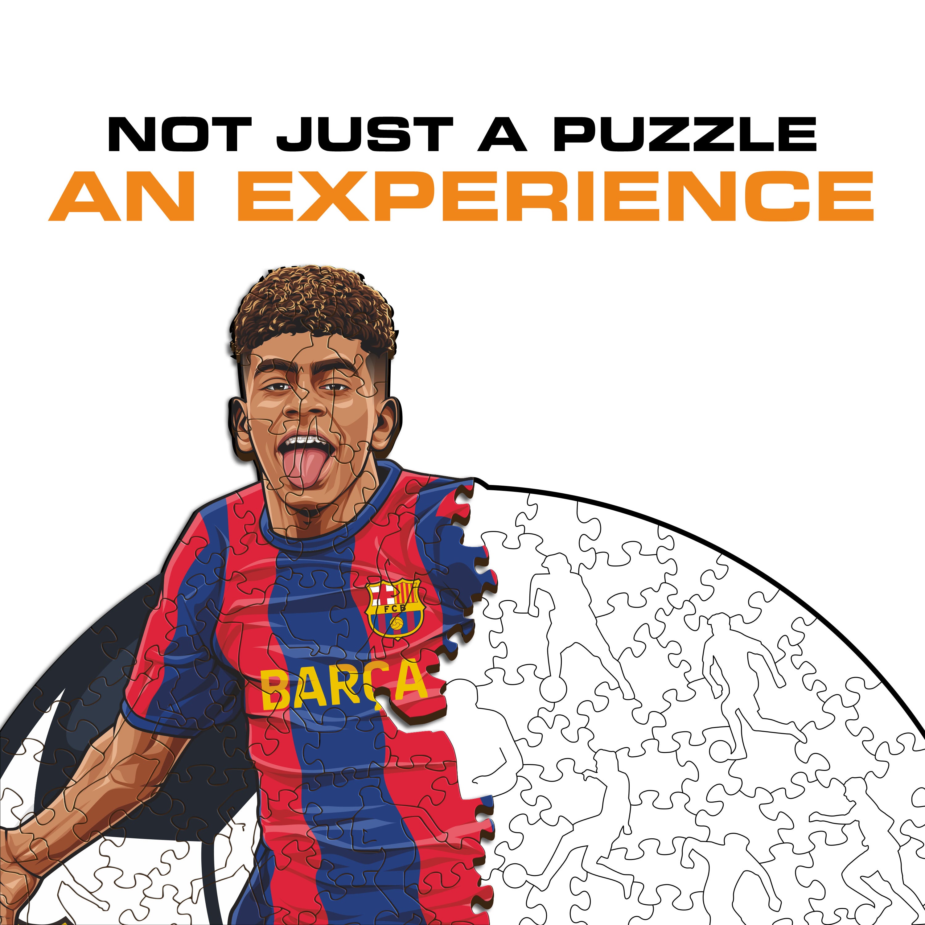 Lamine Yamal - Wooden Puzzle