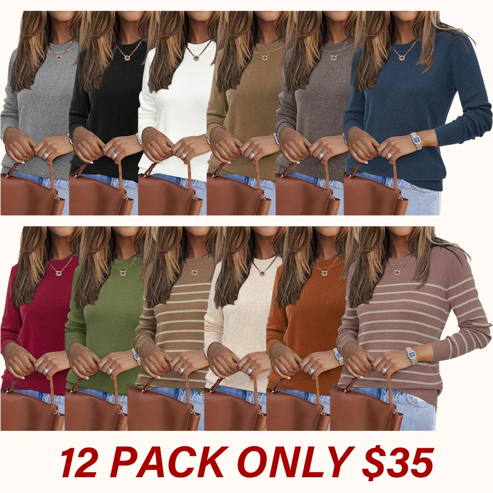 New women's wool blend sweater