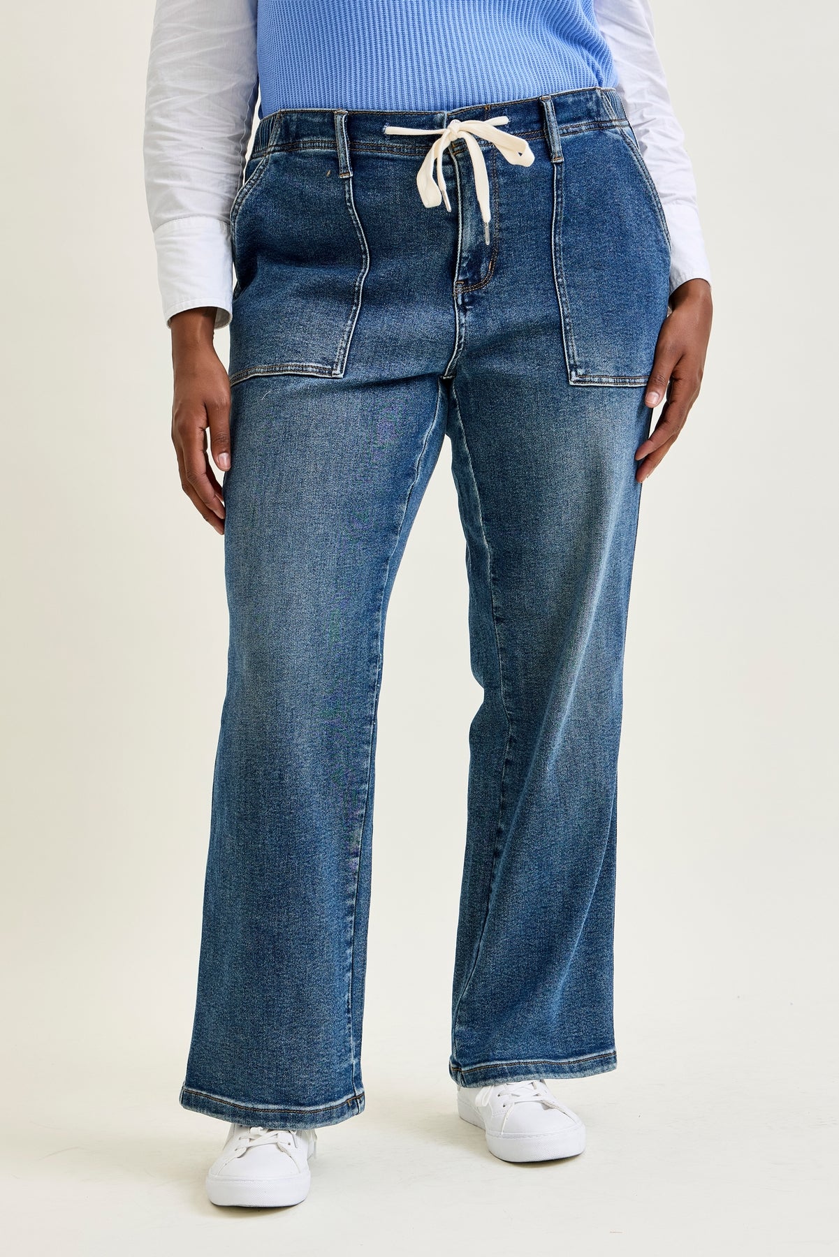 Blair High Rise Drawstring Wide Leg - PLUS