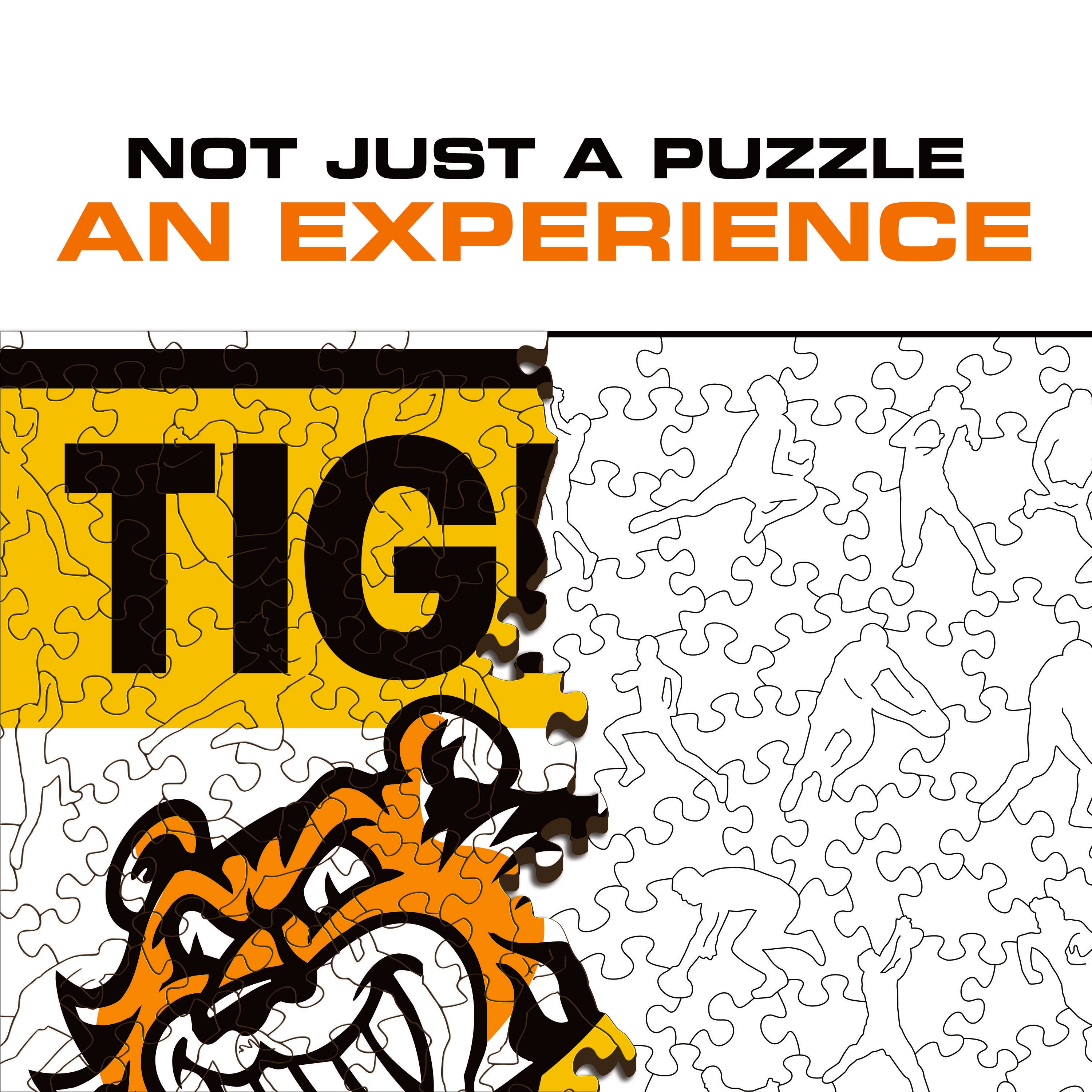 Richmond FC Retro Mascot - Wooden Puzzle