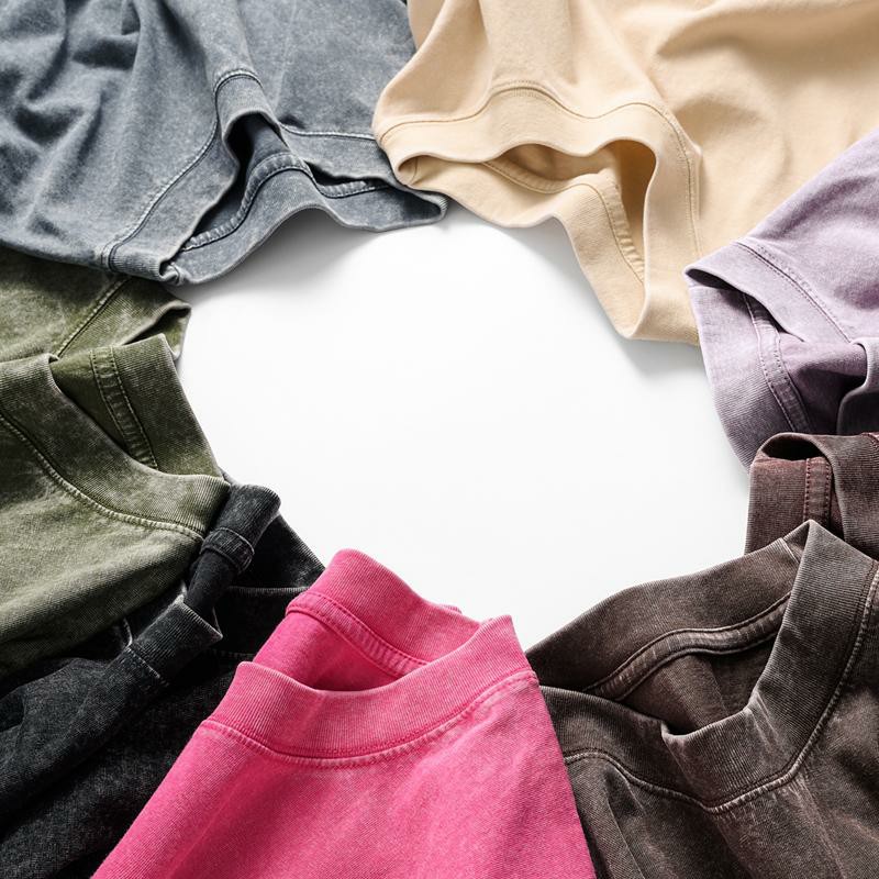 📏📏Vintage Oversized Cotton T-Shirt – Unisex Streetwear Loose Fit Tee