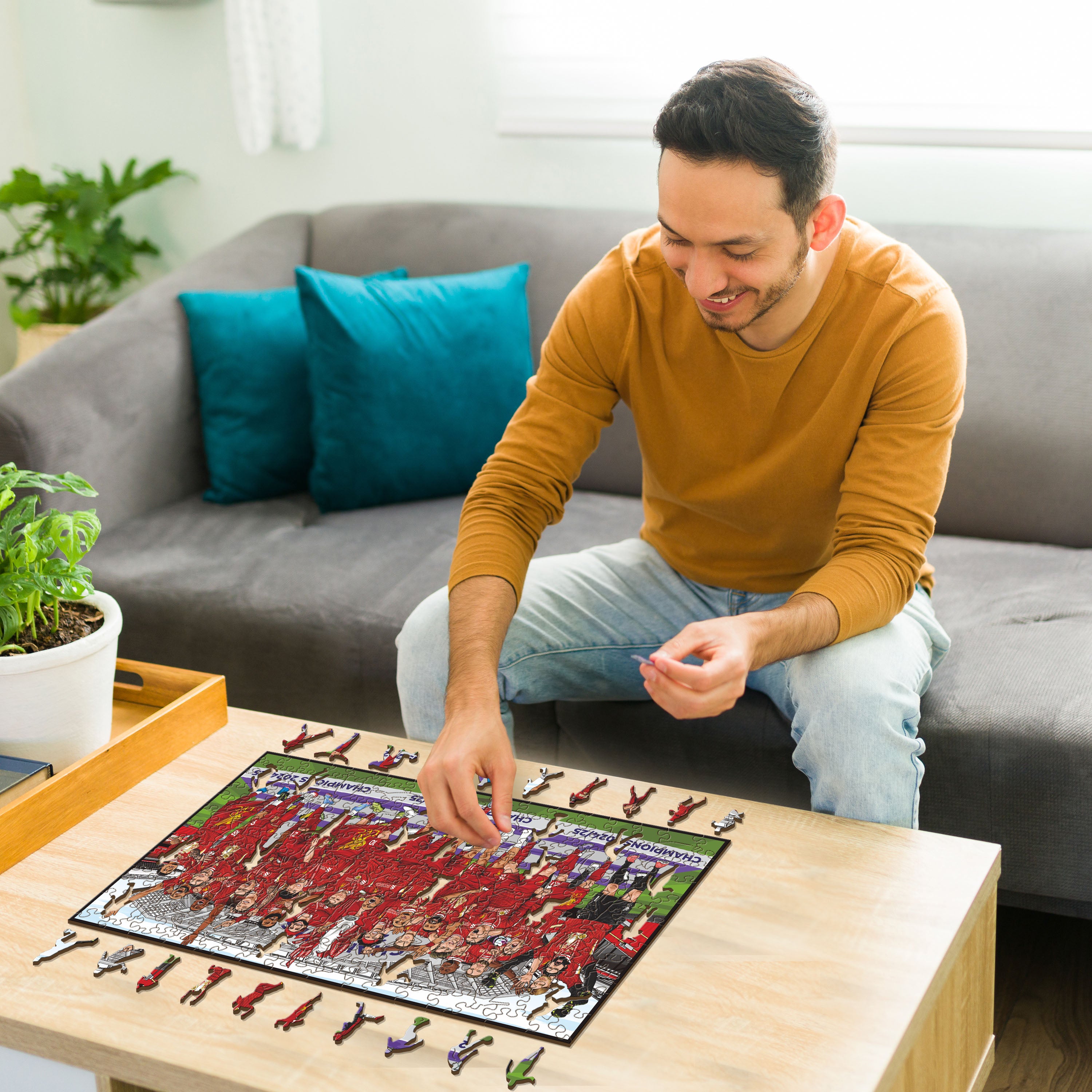 Liverpool FC® Premier League Champions 24/25 - Wooden Puzzle
