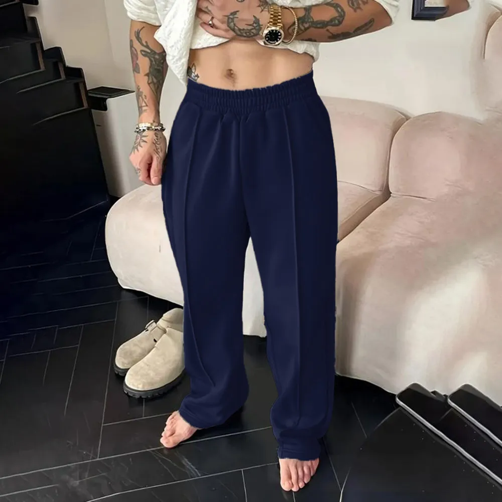 Men's and Women's Casual Street Style Joggers, High-Street Hip-Hop Design, Comfortable All-Season Pants for Daily Wear