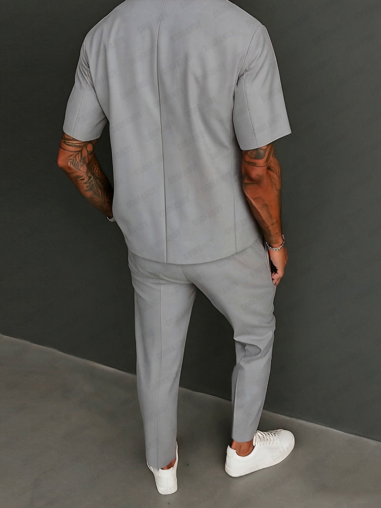 Minimalist Comfort Fit Suit Set