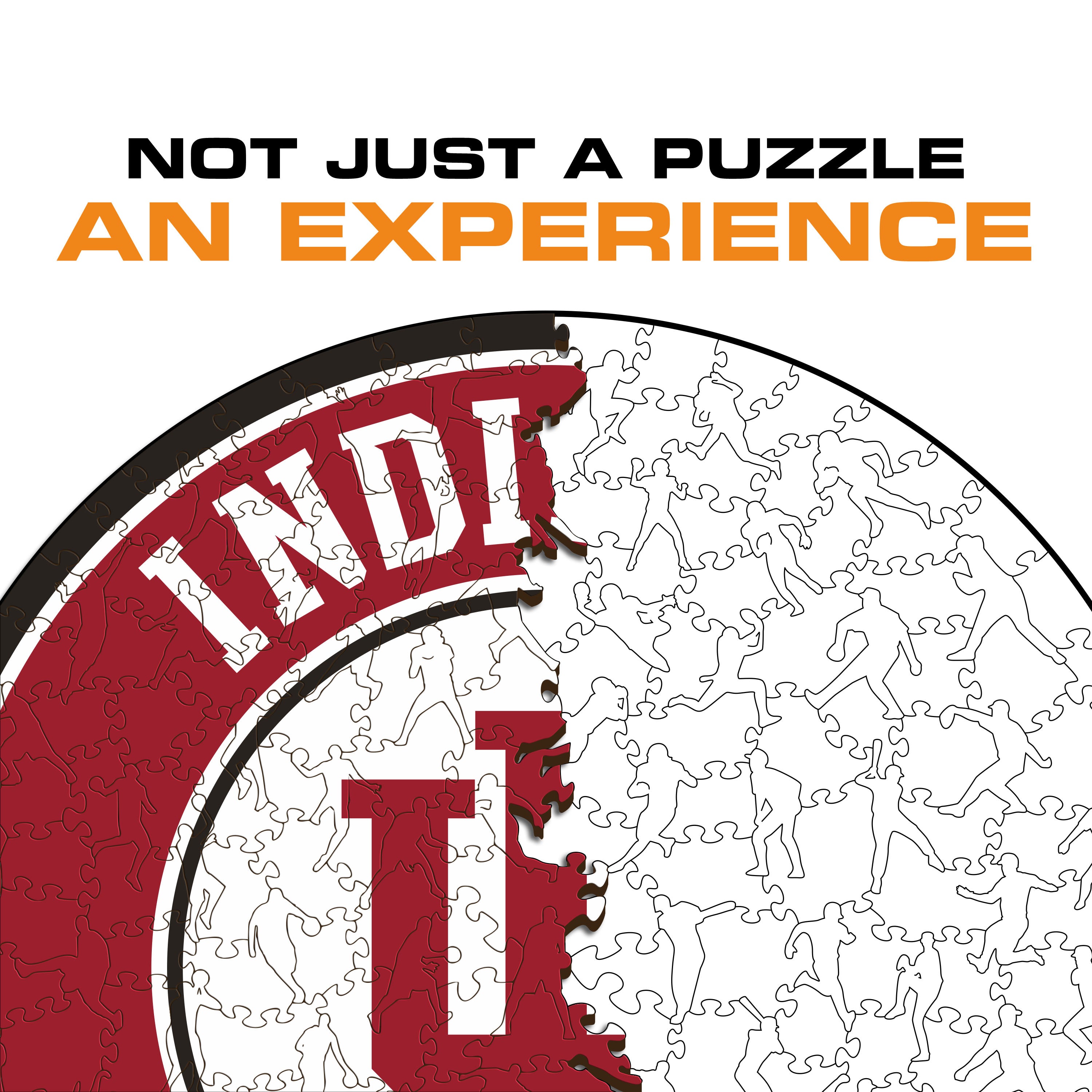 Indiana University - Wooden Puzzle