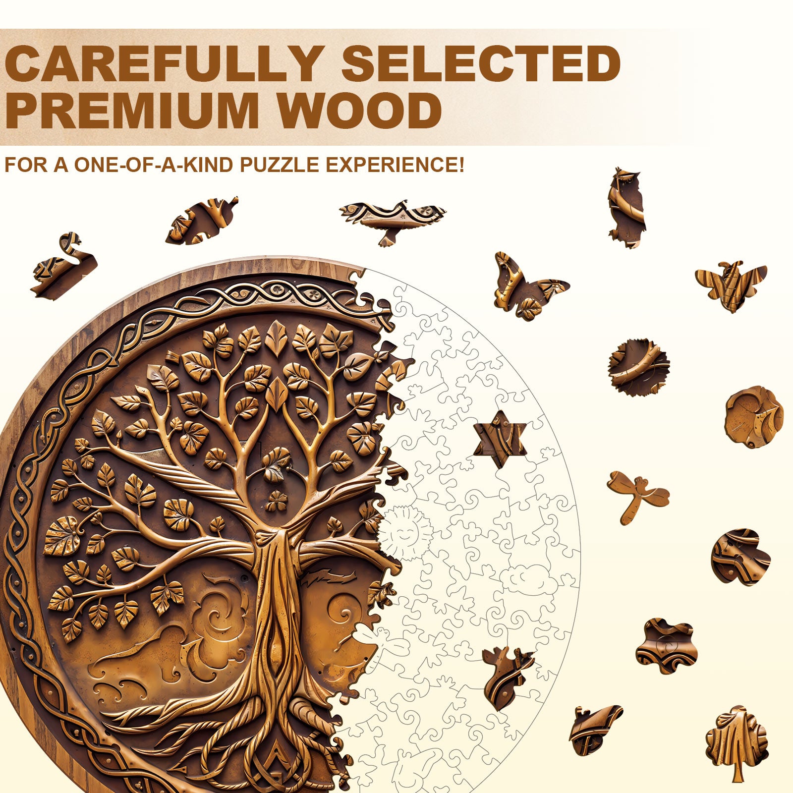 Tree of Time Wooden Jigsaw Puzzle